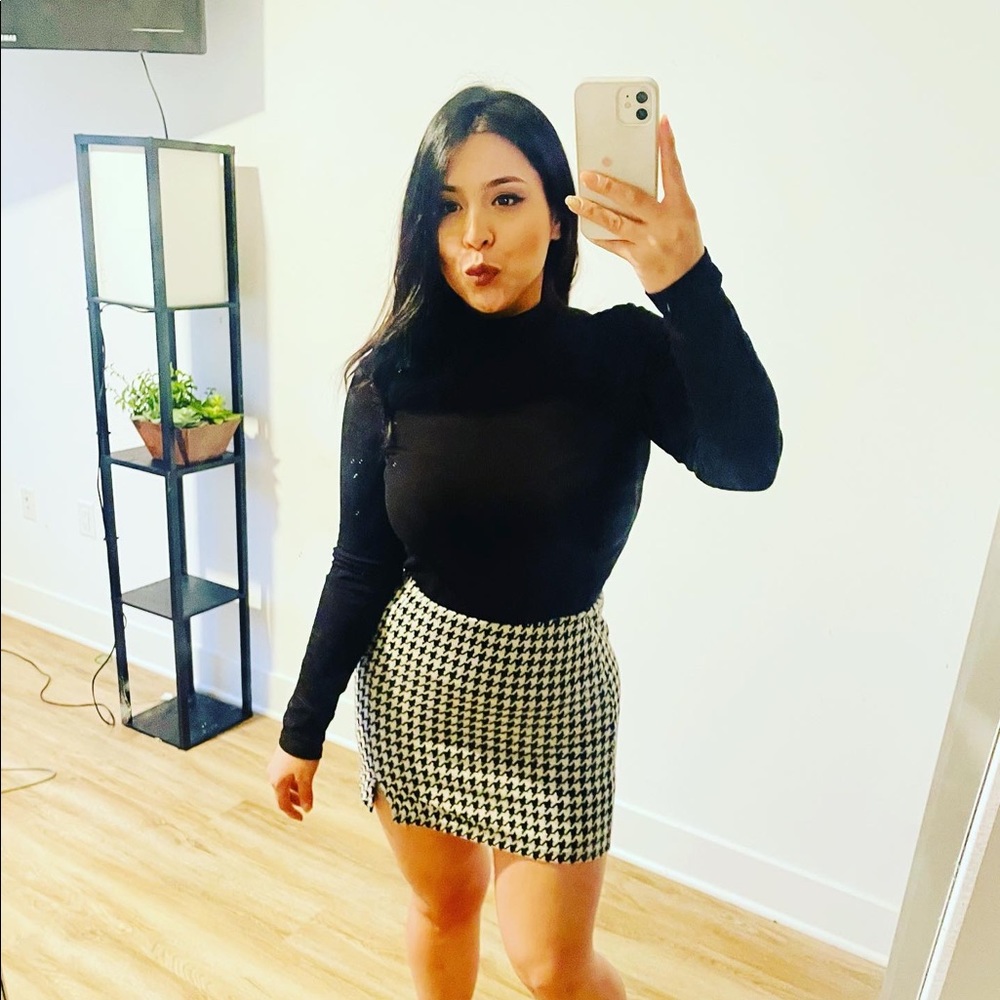 HM SKIRT plaid